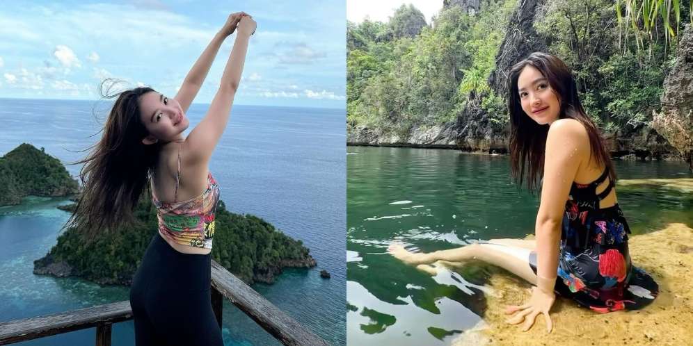 Foto Liburan Natasha Wilona Di Raja Ampat Yang Penuh Pesona Asyik