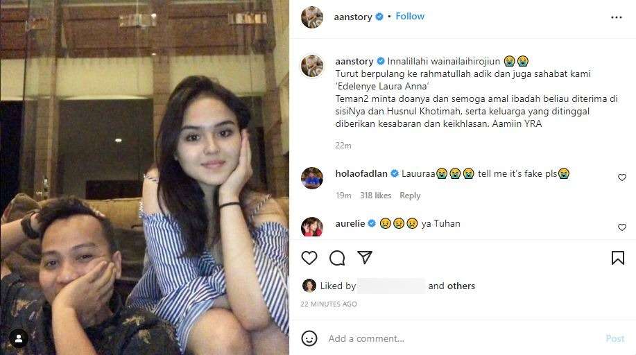 Kabar Duka Selebgram Edelenyi Laura Anna Meninggal Dunia Diadona Id