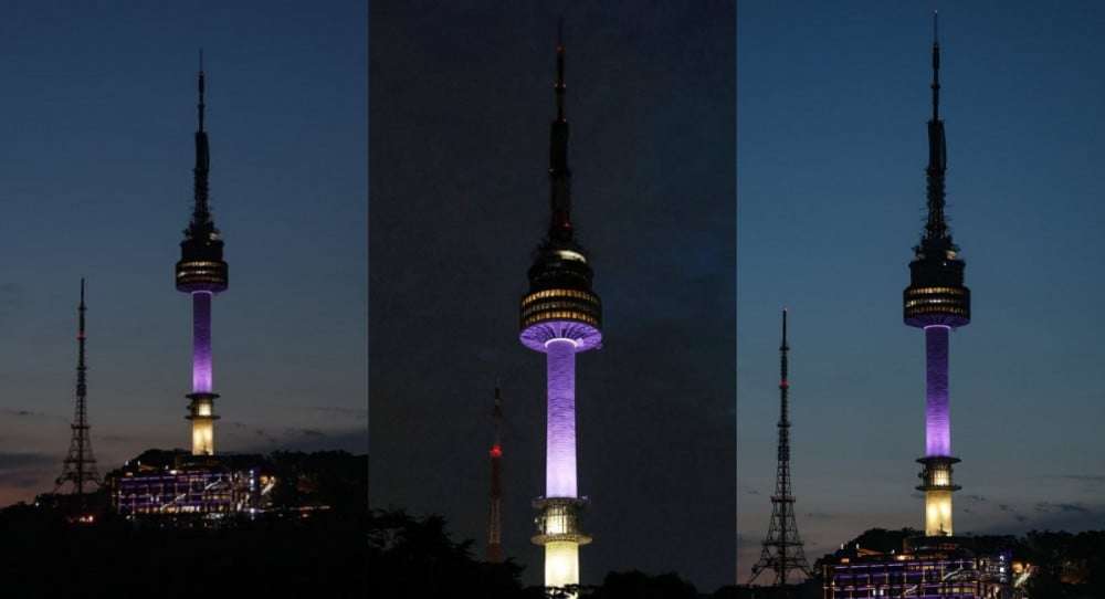 Sambut Anniversay Bts Ke Namsan Tower Hingga Landmark Ikonik