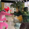 7 Potret Raffi Ahmad Jadi Power Rangers Pink, Kocak Banget!