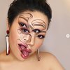 8 Potret Riasan 3D Mimi Choi, MUA yang Jago Ciptakan Ilusi Optik dengan Makeup!
