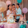 Rayakan Ulang Tahun ke-4 Nastusha, Chelsea Olivia dan Glenn Alinskie Pakai Tema Putri Duyung
