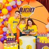 8 Momen Perayaan Ulang Tahun Anak Stefan William dan Celine Evangelista yang Pakai Konsep Basket!