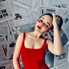 10 Potret Amanda Manopo Kenakan Outfit Merah, Bikin Aldebaran Terpesona Nih!