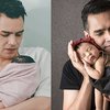 8 Potret Jonas Rivanno Momong Anak, Jadi Papa Baru Idaman Netizen Nih!