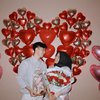 7 Momen Putri Delina dan Jeffry Reksa Rayakan Valentine, Manis Kayak Drama Korea