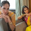 Sama-Sama Blasteran, Ini 5 Potret Adu Gaya Luna Maya dan Cinta Laura Pakai Baju India