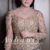 8 Detail Makeup dan Gaun Ashanty di Akad Nikah Aurel Hermansyah, Anggun Bak Putri Keraton
