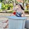 Ini 10 Pesona Femmy Permatasari saat Liburan di Bali, Bikin Salfok!