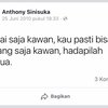 Pernah Alay, Ini Dia Kumpulan Status Lucu FB Anthony Ginting yang Kocak dan Mengocok Perut