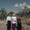 9 Momen Fandy Christian dan Dahlia Poland Pindah ke Bali, Jalani Upacara Ngeruak Bareng Warga