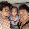 10 Potret Keluarga Audi Marissa dan Anthony Xie, Wajah Bulat Baby Anzel Gemesin Banget!