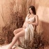 Ini Maternity Shoot Terbaru Erick Iskandar dan Vanessa Lima yang Glamour dengan Gaun Putih