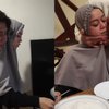 Bak Drama Korea, ini 7 Potret Lesti Kejora Bikin Pisang Goreng Sambil Dipeluk Cium Rizky Billar