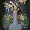 8 Potret Detail Gaun Dinner Pernikahan Jessica Iskandar, Berhias 30 Ribu Kristal Sulam Tangan
