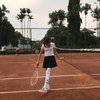 OOTD Safeea Putri Ahmad Dhani Saat Main Tennis, Kece Abis!