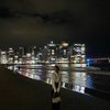 6 Potret Shenina Cinnamon Habiskan Malam di Pantai Korea Selatan, Pesonanya Gak Nguatin!
