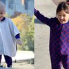 8 Potret Khalisa Anak Kartika Putri Lincah Jalan-Jalan di Dubai, Pintar Bergaya dan Minta Difoto Sendiri
