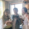 5 Potret Yuki Kato Bertemu Dita Karang dan Jang Hansol, Auranya Udah Mirip Orang Korea Banget