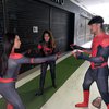 Pakai Kostum Superhero, Ini 7 Momen Jennifer Coppen dan Sahabat saat Nonton Film Spider-Man