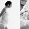 Deretan Potret Maternity Shoot Nadine Chandrawinata, Pakai Kain Nerawang Bertema Monokrom