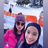 7 Keseruan Natasha Wilona Main Salju di Turki, Pipi Sampai Hidung Merah Semua karena Kedinginan