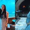 9 Momen Lidi Brugman dan Lucky Perdana Makan Bareng di Bawah Air Sambil Pamer Baby Bump yang Membesar