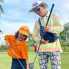 9 Potret Qahtan, Adik Bungsu Atta Halilintar yang Sudah Jago Main Golf Sejak Balita