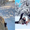 Intip Gaya Jennier Bachdim saat Main Salju Bareng Anak-Anaknya, Baby Kiyoji Lucu Banget!