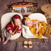 10 Newborn Photoshoot Anak Selebriti Pakai Baju Adat Jawa yang Lucu dan Gemesin, Baby Leslar Kayak Pendekar