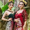 9 Potret Ghea Youbi dan Keluarga Photoshoot dengan Busana Adat Bali, Manglingi Banget!