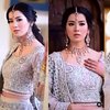 10 Potret Bunga Zainal Pakai Baju Pengantin India Super Mewah, Malah Disebut Mirip Song Hye Kyo