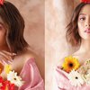 Pesona Adhisty Zara di Pemotretan Terbaru dengan Tema Serba Bunga, Bak Seorang Putri!