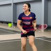 8 Potret Nora Alexandra Main Badminton, Tetap Cantik Meski Banjir Keringat