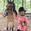 9 Potret Raqeema Ruby Radinal, Putri Nabila Syakieb yang Sudah Jago Berkuda di Usia 4 Tahun