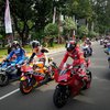 Potret Para Rider MotoGP Hebohkan Ibukota Jakarta dengan Parade Keliling Bundaran HI