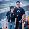 10 Kemesraan Darius dan Donna Agnesia Saat nonton MotoGP Mandalika, Flashback Saat Jadi Host Olahraga