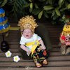9 Outfit Gemoy Baby Djiwa Anak Nadine Chandawinata dan Dimas Anggara, Pakai Sepatu Rajut Buatan Ibu