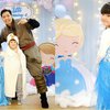 10 Momen Perayaan Uang Tahun Anak ke-2 Nycta Gina Bertema Frozen, Kostum Rizky Kinos Menjiwai Banget!