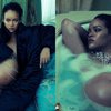 11 Potret Maternity Shoot Rihanna, Pamer Baby Bump Pakai Pakaian Ketat Serba Terbuka 