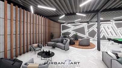 Bertema Futuristik, Ini Potret Desain Kantor Baru Atta Halilintar yang Keren dan Nyaman Banget!