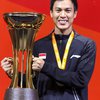 10 Potret Shesar Hiren Rhustavito Jadi Hero Bungkam Thailand di Ajang Thomas Cup 2022