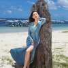 10 Gaya Natasha Wilona Saat Main ke Pantai, Pakai Dress Anggun sampai Crop Top Pamer Perut!