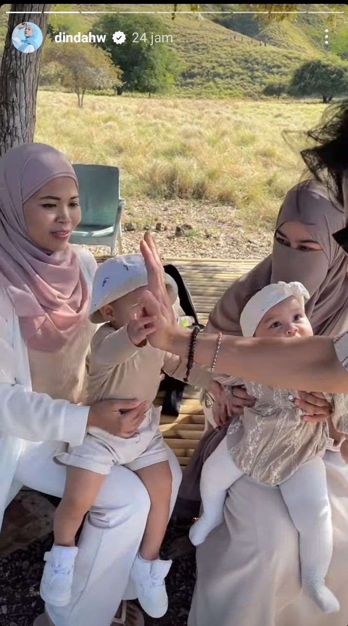 10 Potret Play Date Arshaka Mbayang Anak Dinda Hauw dan Zakia Xena Anak Natta Reza di Labuan Bajo, Gemesin!