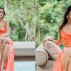 Potret Sophia Latjuba Pakai Gaun Oranye Belahan Tinggi, Badan Ramping di Usia 50-an Banjir Pujian