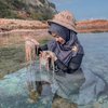 Potret Keseruan Baby Moon Ria Ricis yang Aktif Banget, Renang di Laut Meski Perut Udah Besar Biar Makin Bahagia