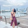 Potret Callista Arum Pemain Sinetron Roda-Roda Gila Liburan ke Singapura, Cantik Pakai Baju Belahan Tinggi