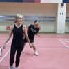 Potret Kocak Agnez Mo Raisa dan Greysia Polii, Aksi Ngedance Kemenangannya Bikin Ngakak Main Badminton Bareng 