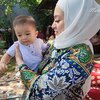 10 Potret Nathalie Holscher Rayakan Idul Adha, Hanya Berdua dengan Baby Adzam Tanpa Sule