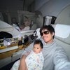 Potret Aurel Hermansyah Birthday Trip ke Italia Naik Pesawat First Class, Ajak Baby Ameena Juga!